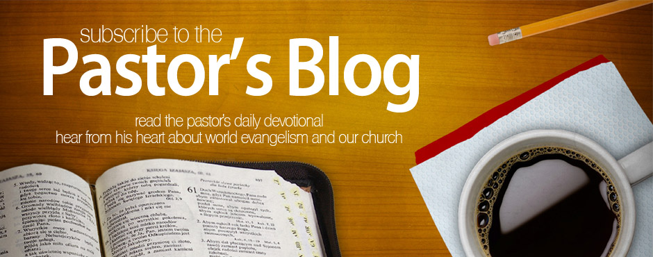 Pastor Gardners Blog